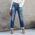 Elegant blå jeans for dame – feminin og praktisk jeans