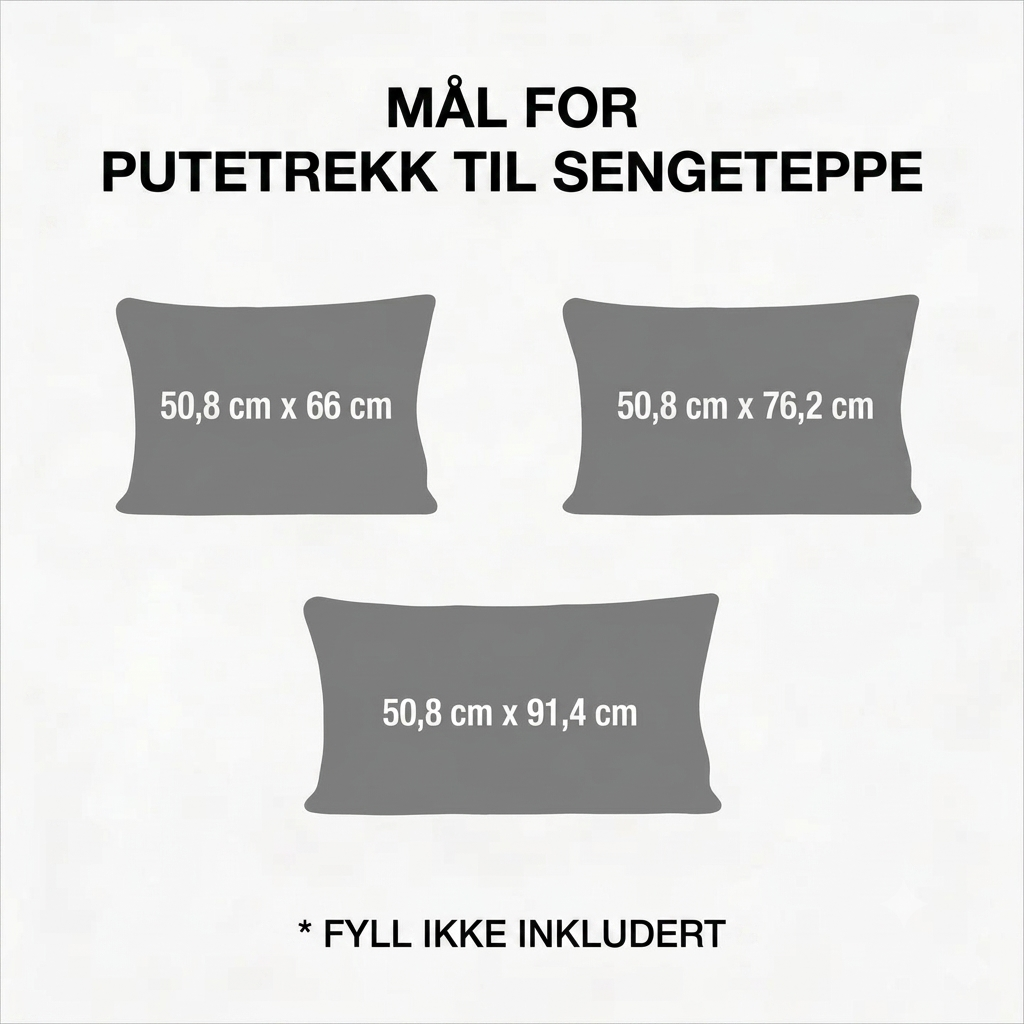 Putetrekk - Lupinmark i solnedgang