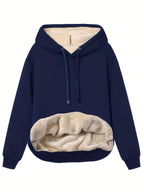 Varm hettegenser i fleece for dame – myk og lun hoodie til vinteren