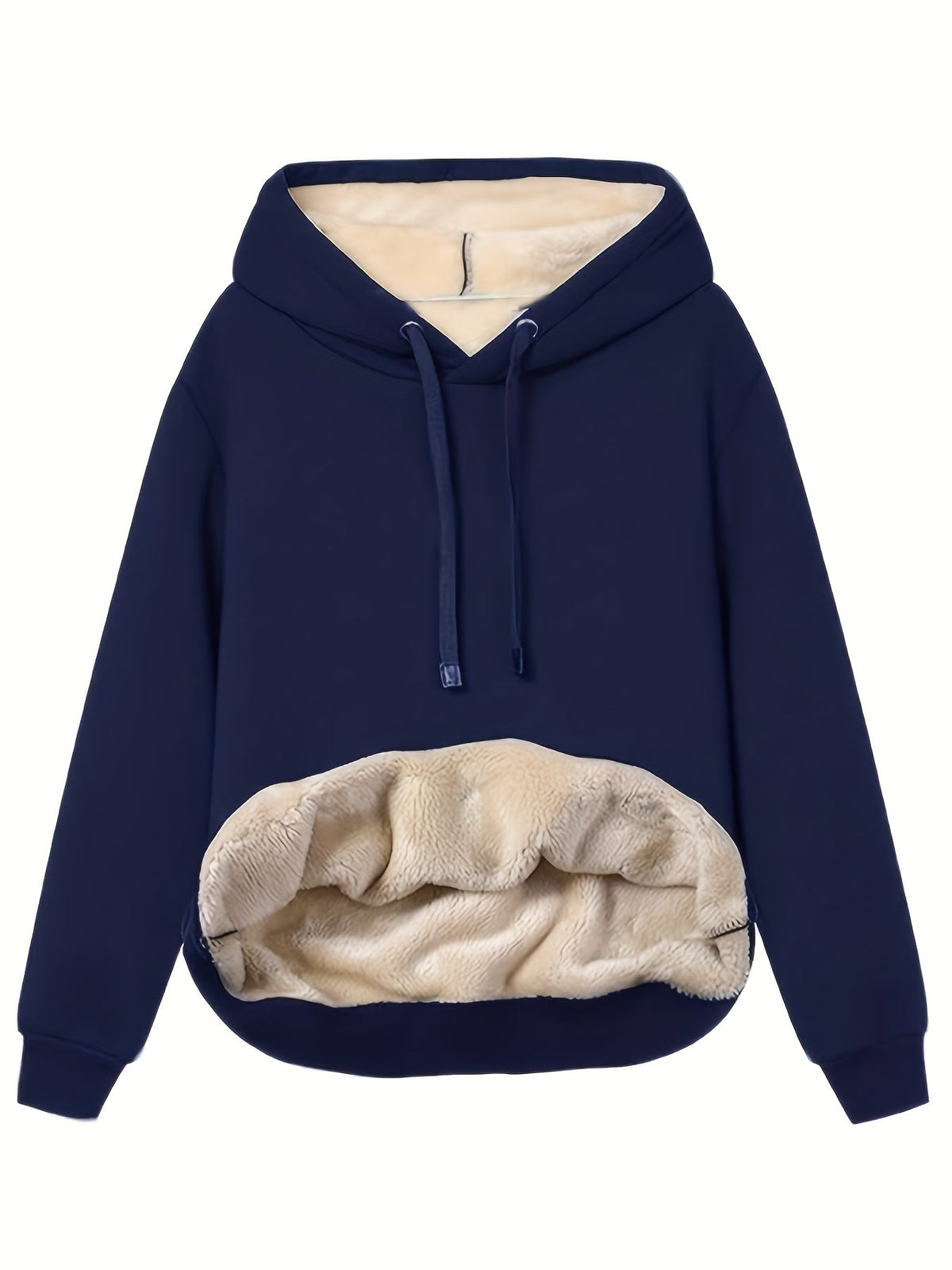 Varm hettegenser i fleece for dame – myk og lun hoodie til vinteren