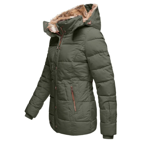 Slim fit vinterjakke for dame – myk og formstabil jakke i seks farger
