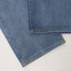 Vid boyfriend jeans med høyt liv for dame – løs jeans i bomullsdenim