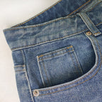 Vid boyfriend jeans med høyt liv for dame – løs jeans i bomullsdenim