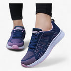 Flate mesh sneakers for dame – lette og pustende til hverdags